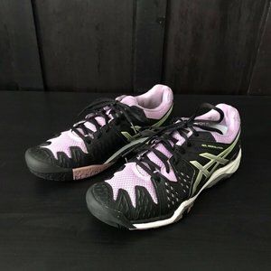 Asics Women's Gel Resolution Purple Running Athletic Shoes Sneakers Size 9